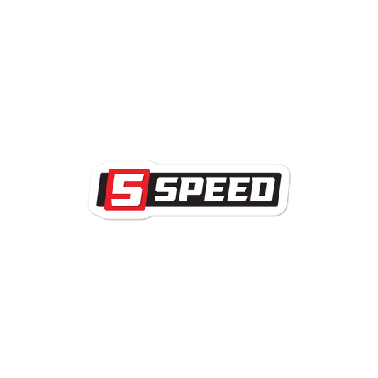 5 Speed Sticker