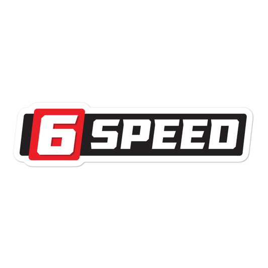 6 Speed Sticker