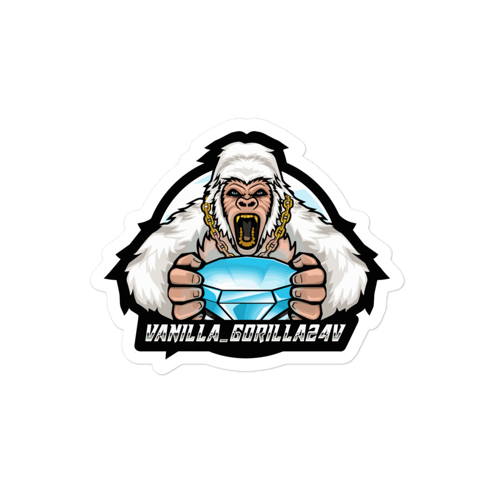 Vanilla Gorilla 24v Sticker