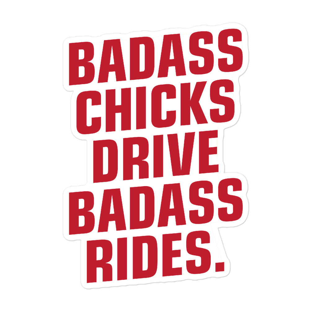 Badass Chicks Decal