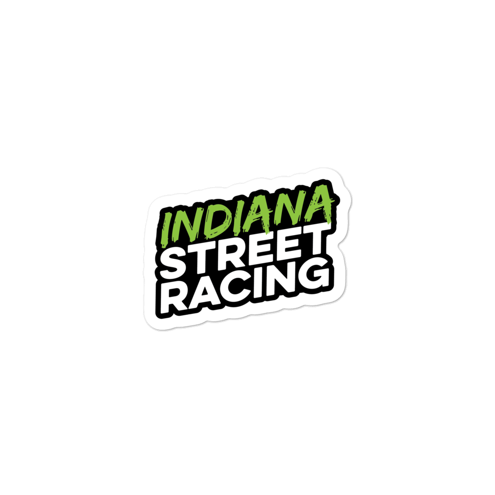 Indiana Street Racing Sticker