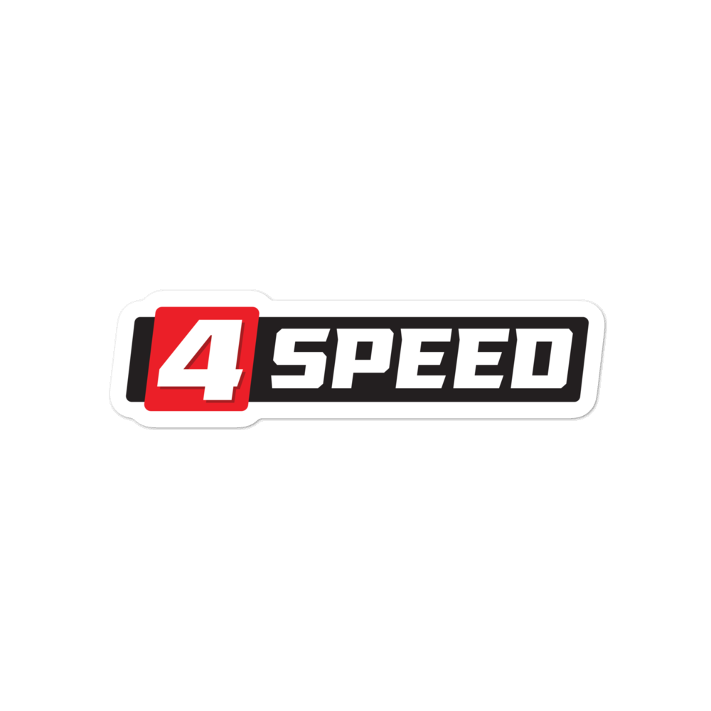 4 Speed Sticker