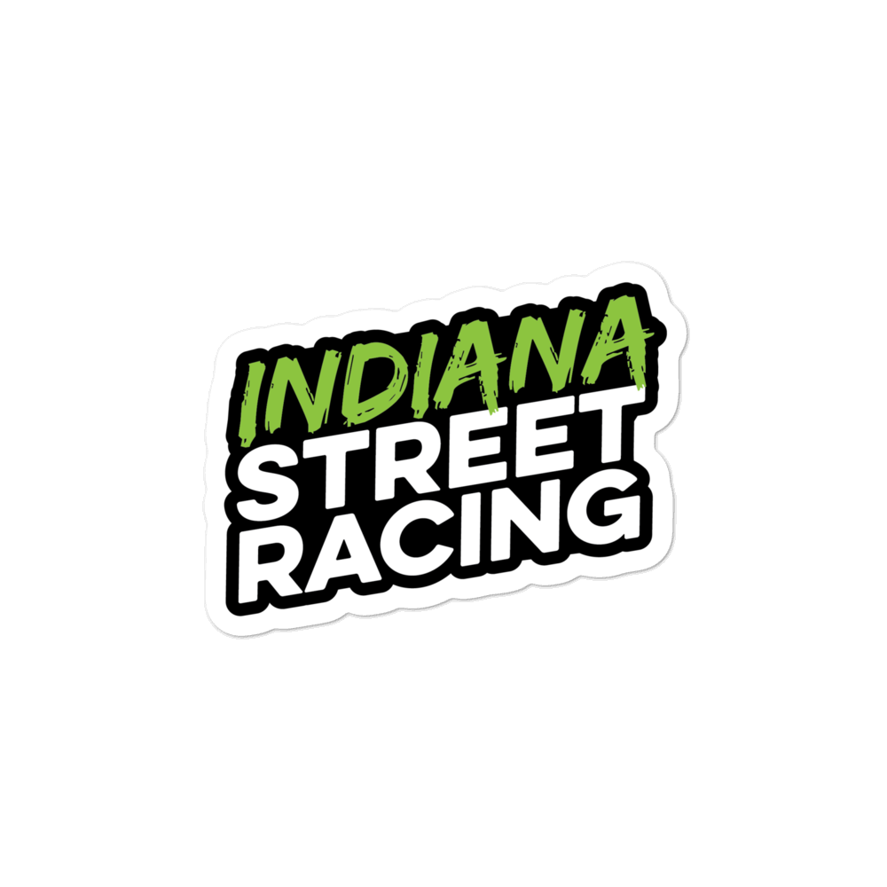 Indiana Street Racing Sticker