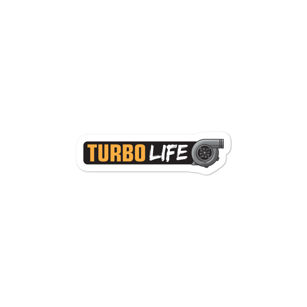 Turbo Life Sticker