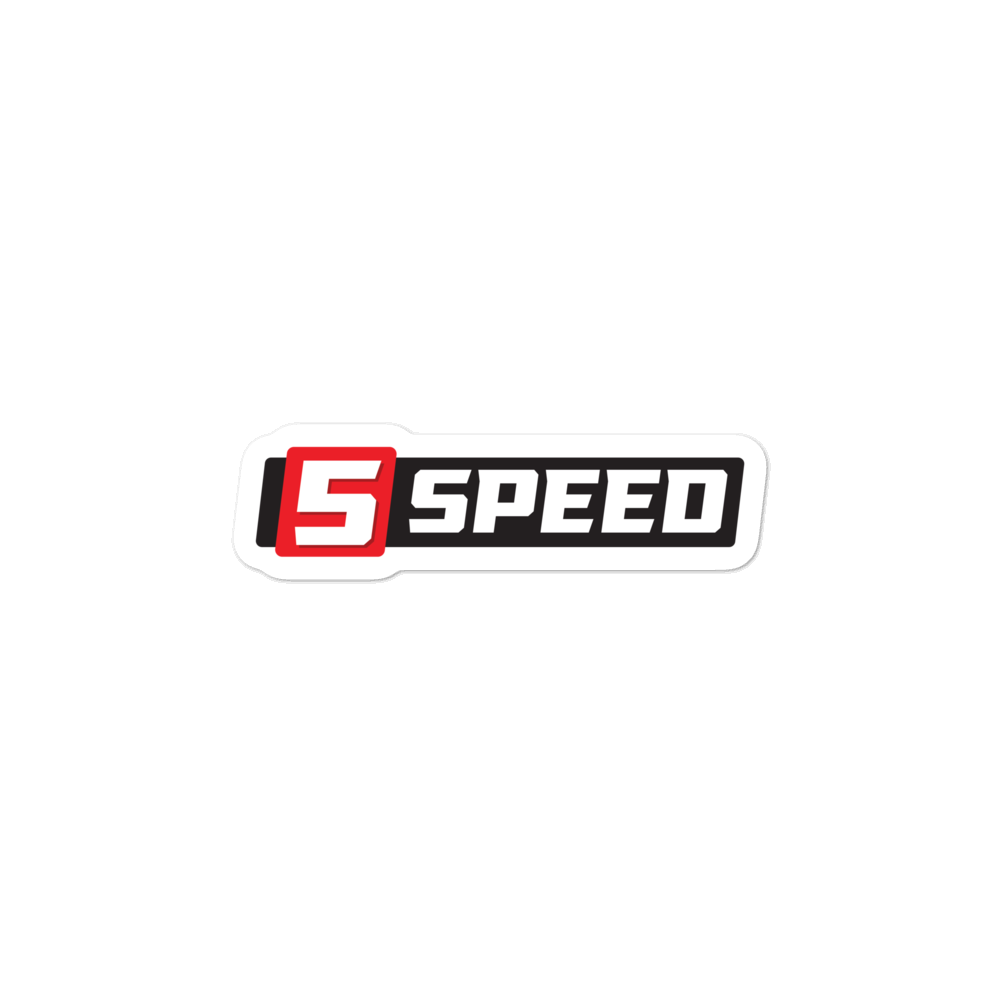 5 Speed Sticker