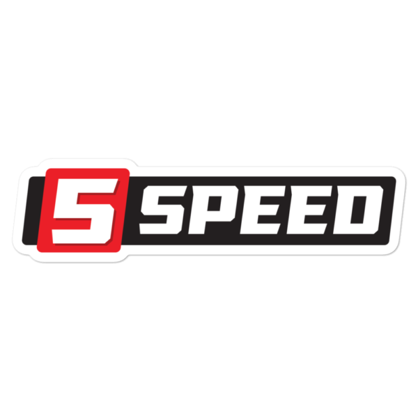 5 Speed Sticker