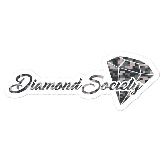Diamond Society Camo Sticker