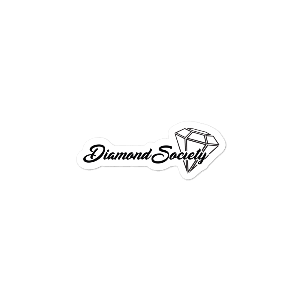 Diamon Store Sticker Diamond Society Sticker – Fascia Apparel LLC