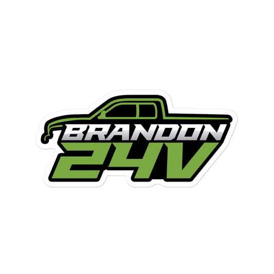 Brandon24V Logo Sticker