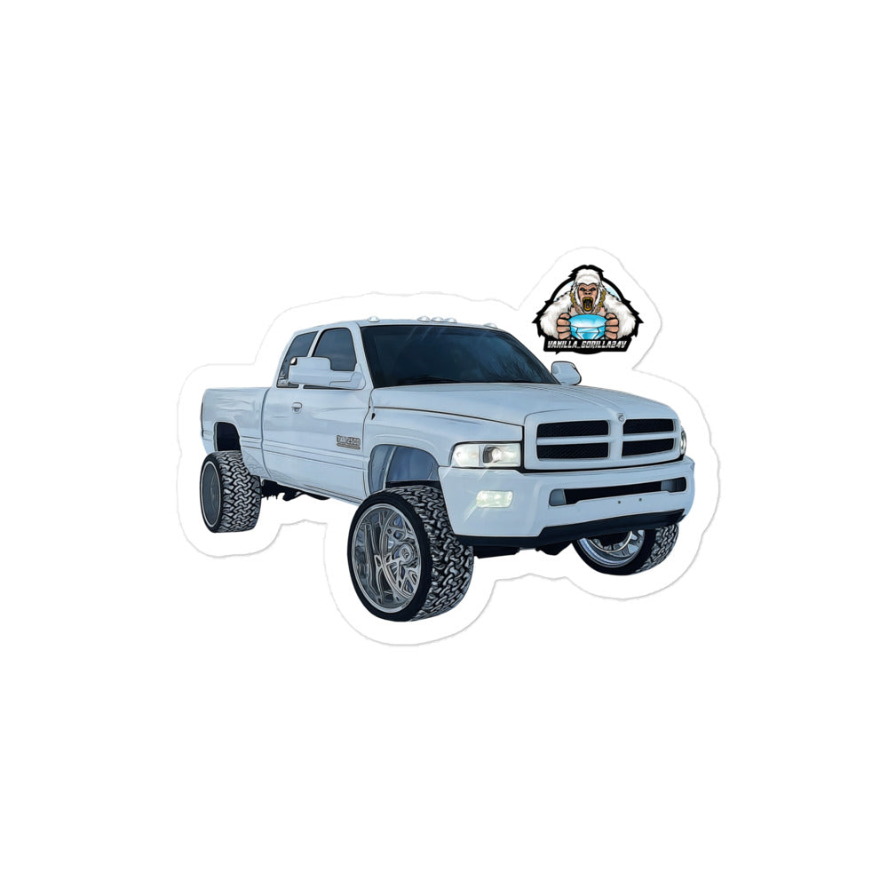 Vanilla Gorilla 24v Truck Sticker – Fascia Apparel LLC