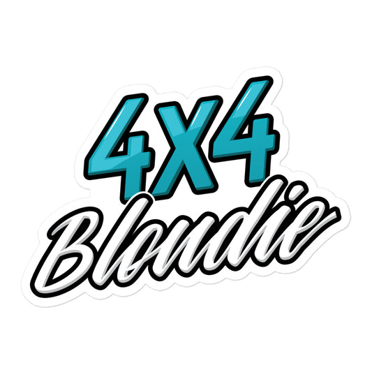 4x4 Blondie Sticker