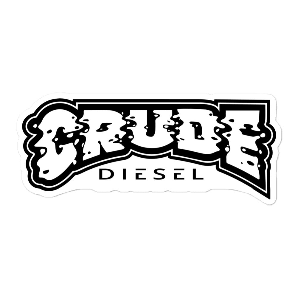 Crude Diesel Sticker