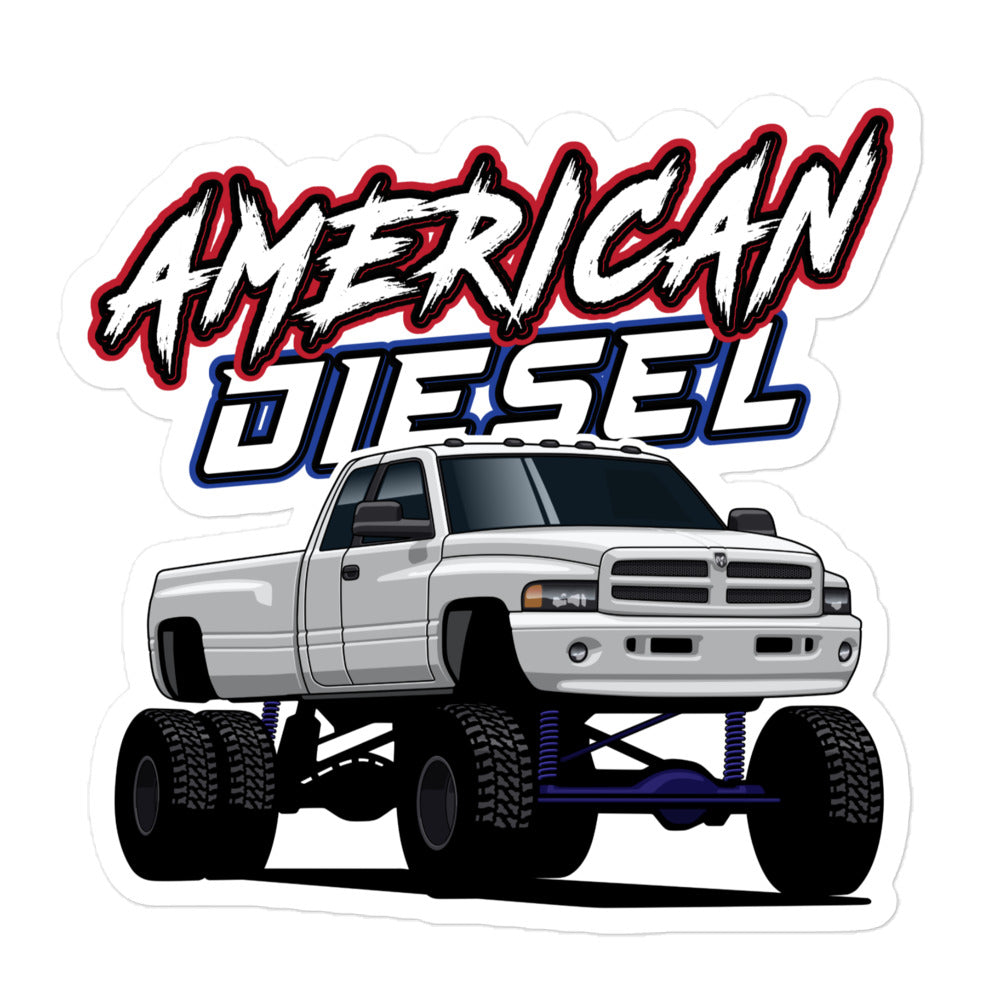 B24V American Diesel Sticker
