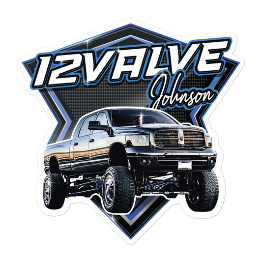 12Valve Johnson Sticker