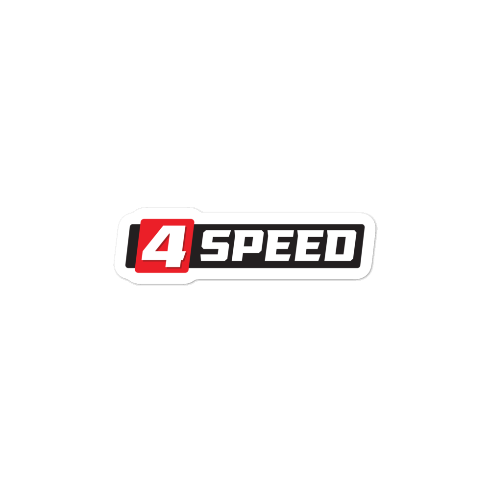 4 Speed Sticker