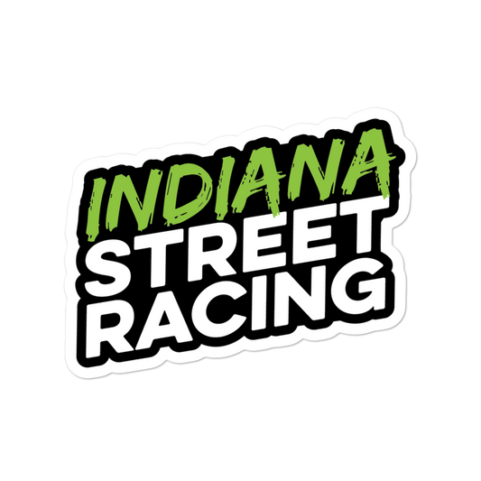 Indiana Street Racing Sticker